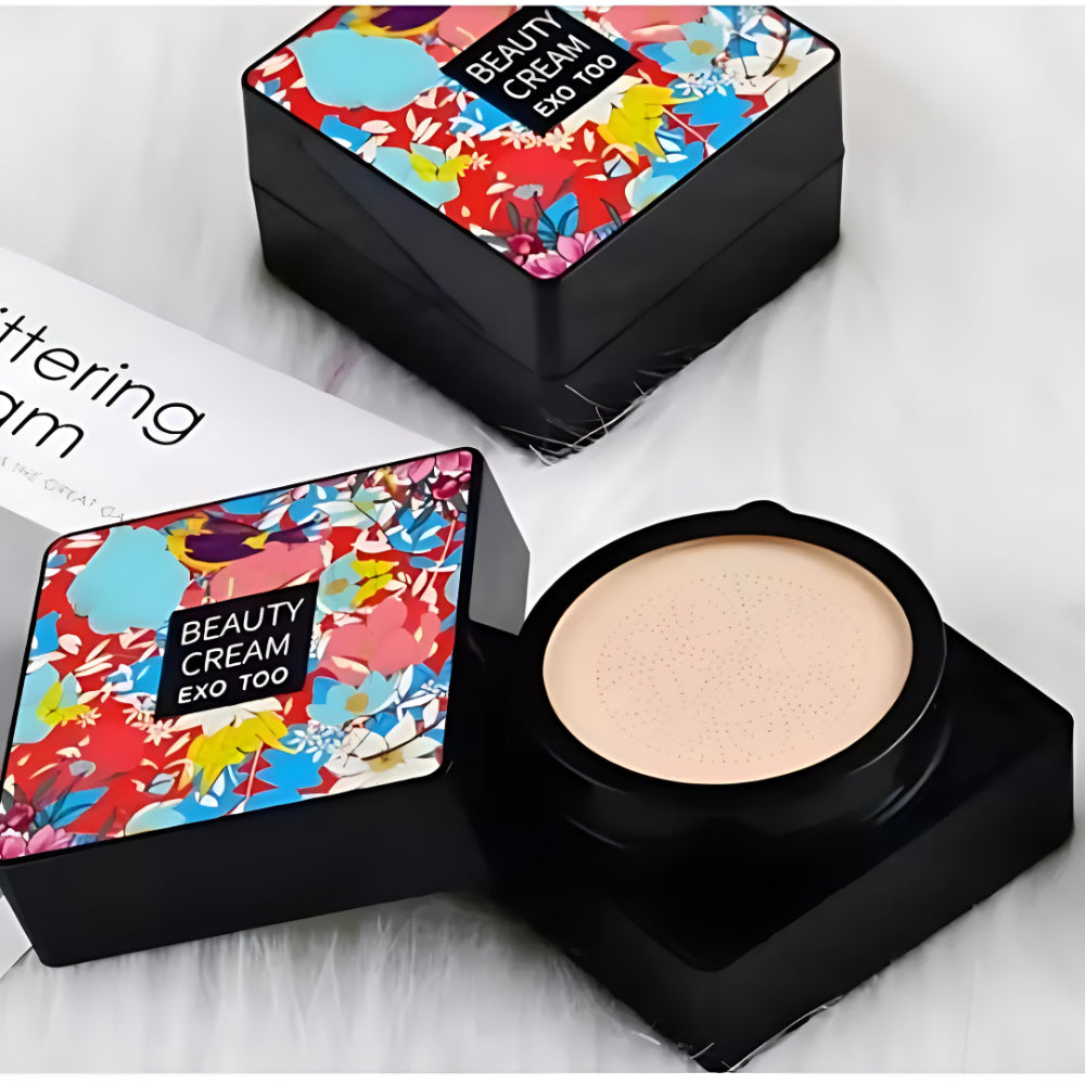 Kompaktní krémový make-up s aplikátorem z houbičky pro hladké krytí | Temsk