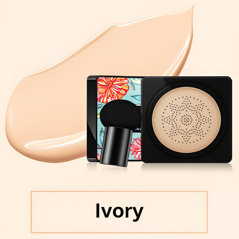 Cushion Foundation Compact With Built In Face Applicator For Natural Coverage | Temsk