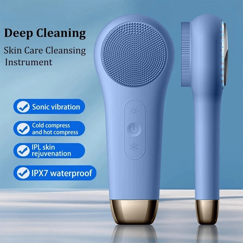 LumaGlow 3-In-1 Facial Brush For Radiant, Healthy Skin | Temsk