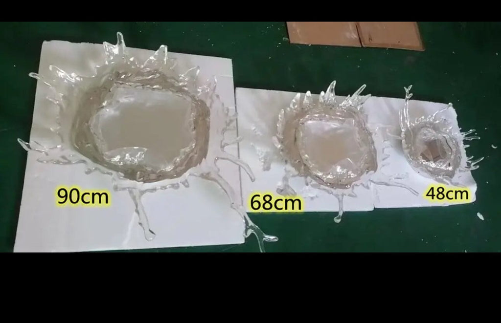 Water Splash LED Mirror with Warm Glow and Waterproof Resin | Temsk