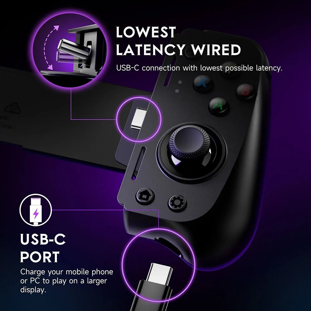 AuroraPlay M10 Cross-Platform Controller With Hall Triggers And Grip Texture | Temsk