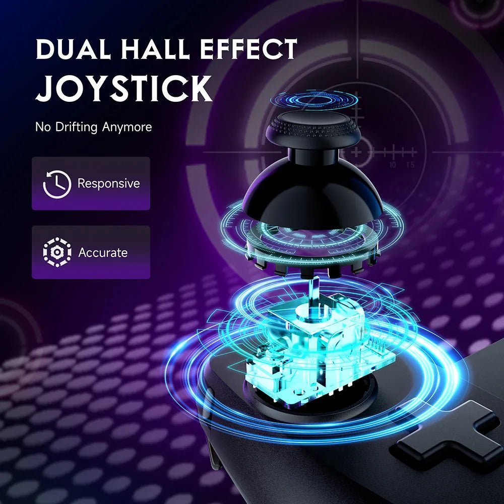 AuroraPlay M10 Cross-Platform Controller With Hall Triggers And Grip Texture | Temsk