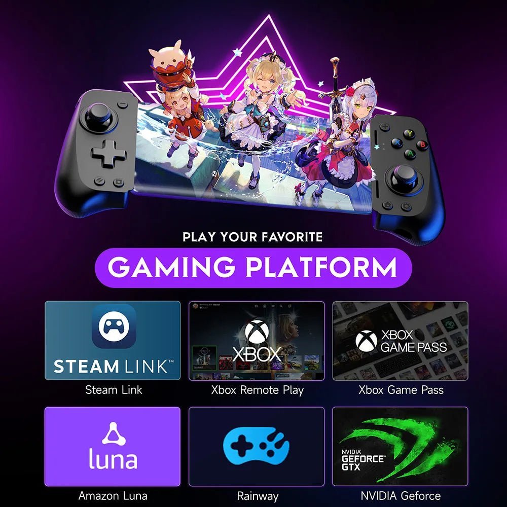 AuroraPlay M10 Cross-Platform Controller With Hall Triggers And Grip Texture | Temsk
