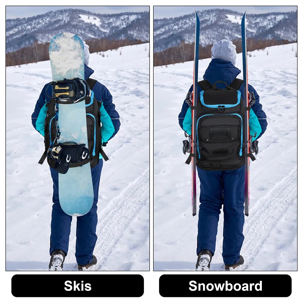 SummitCarry Waterproof 50-Liter Ski Boot Backpack For Gear And Accessories | Temsk