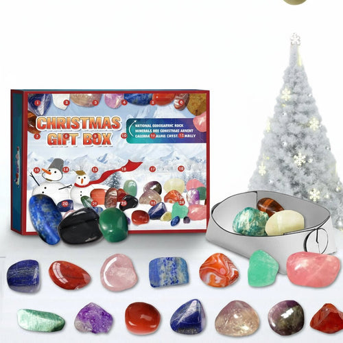 Gleamstone 2025 Advent Calendar With Natural Stones And Festive Surprises | Temsk