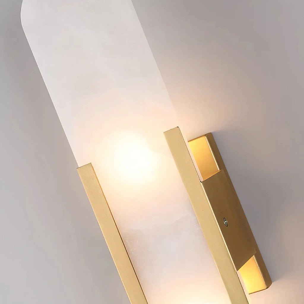 Lumio Shine - Elegant Black and Gold LED Wall Lamp for Home | Temsk