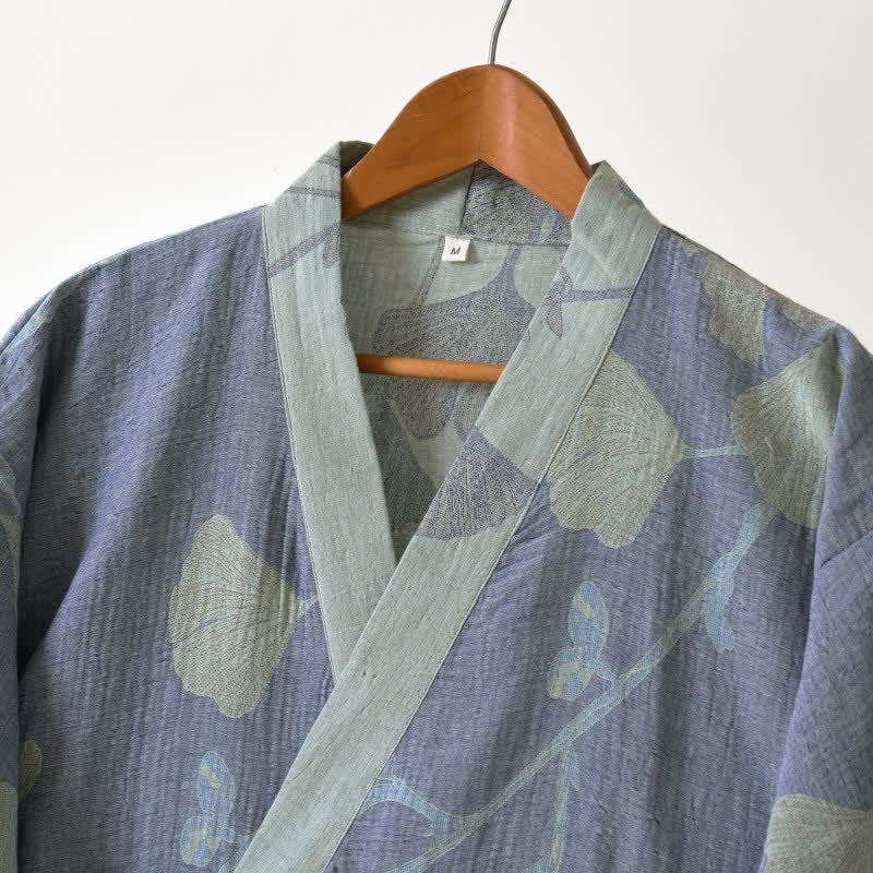 Sora Kimono Bathrobe Made From Organic Cotton For Breathable Everyday Comfort | Temsk