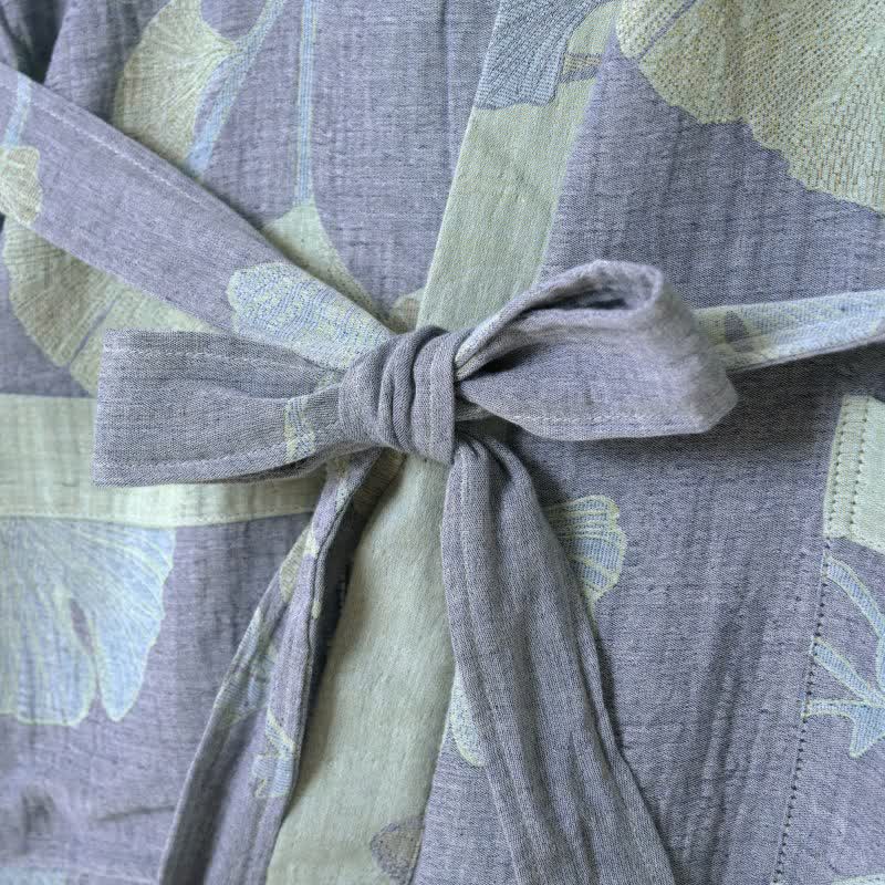 Sora Kimono Bathrobe Made From Organic Cotton For Breathable Everyday Comfort | Temsk