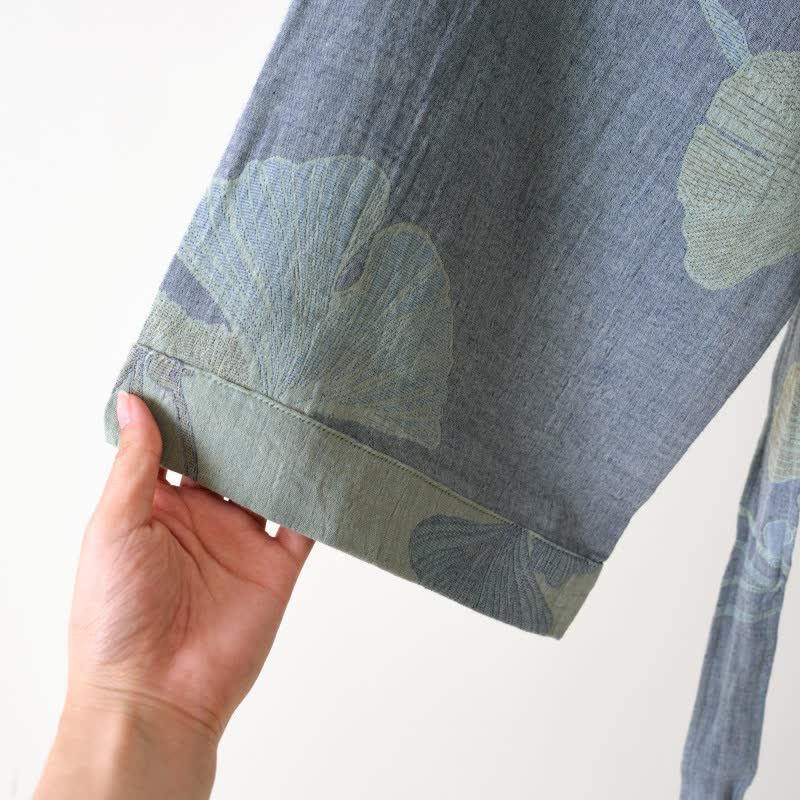Sora Kimono Bathrobe Made From Organic Cotton For Breathable Everyday Comfort | Temsk