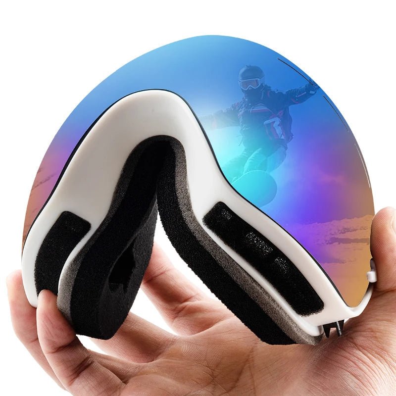 FrostView Double-Layer Anti-Fog Ski Goggles for Snowboarding and Snowmobiles | Temsk