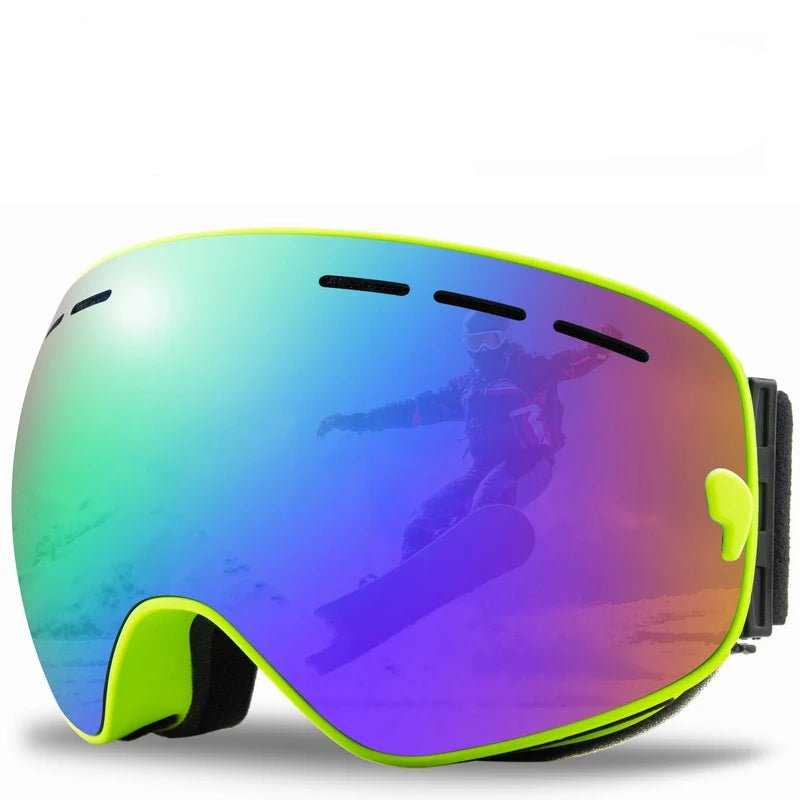 FrostView Double-Layer Anti-Fog Ski Goggles for Snowboarding and Snowmobiles | Temsk