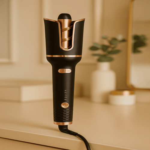 CurlNova Automatic Ceramic Curling Iron With Rotating Barrel Temsk Pro