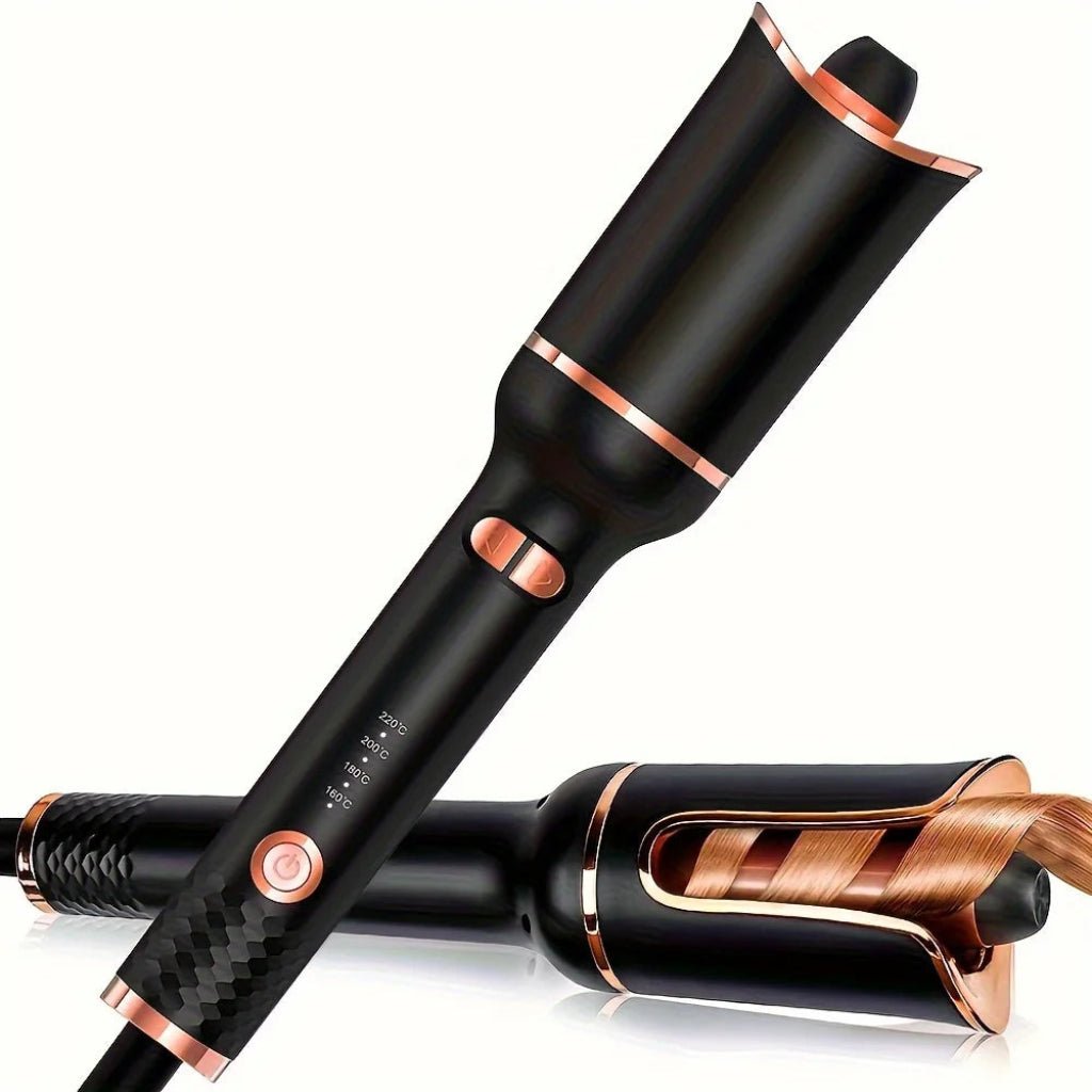 CurlNova Automatic Ceramic Curling Iron With Rotating Barrel | Temsk