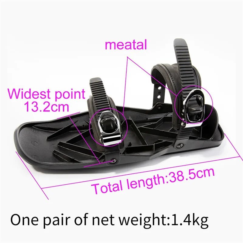 GlideLite Lightweight Adjustable Snow Gliders For Easy Winter Sports | Temsk