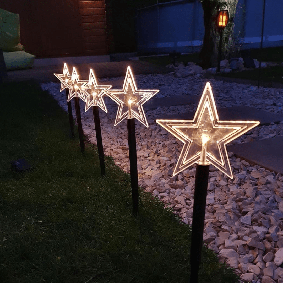 LumenVale Dekorative LED Sti Lys til Julehaver | Temsk
