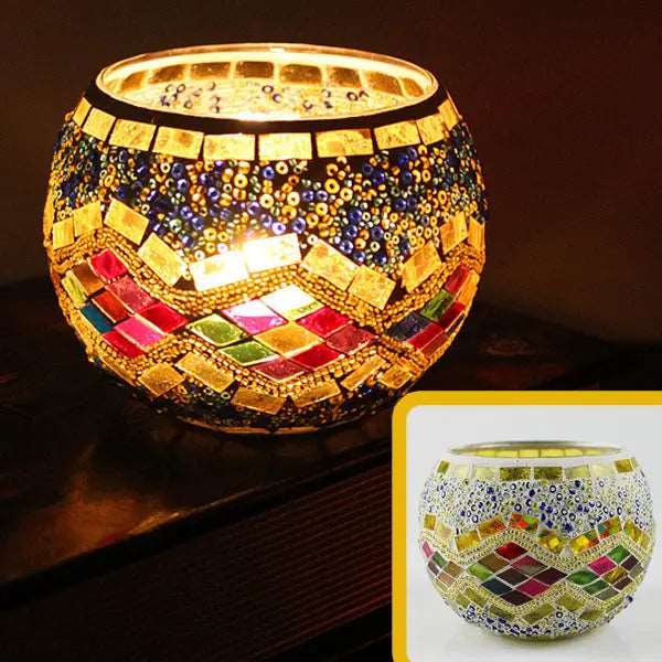 LumaNest Modern Glass Candle Holder For Cozy Ambiance | Temsk