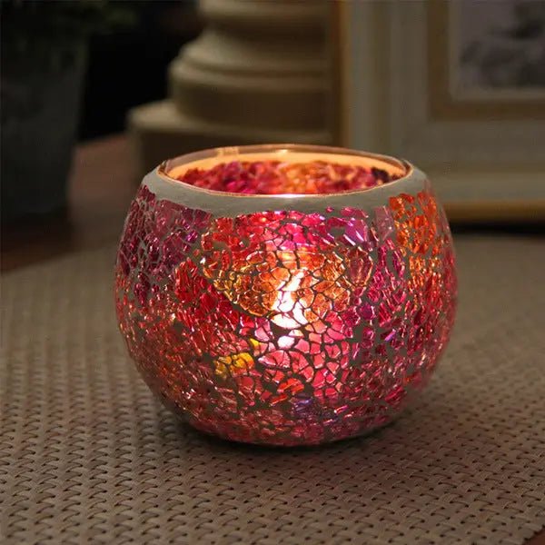 LumaNest Modern Glass Candle Holder For Cozy Ambiance | Temsk