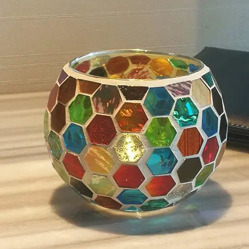 LumaNest Modern Glass Candle Holder For Cozy Ambiance | Temsk
