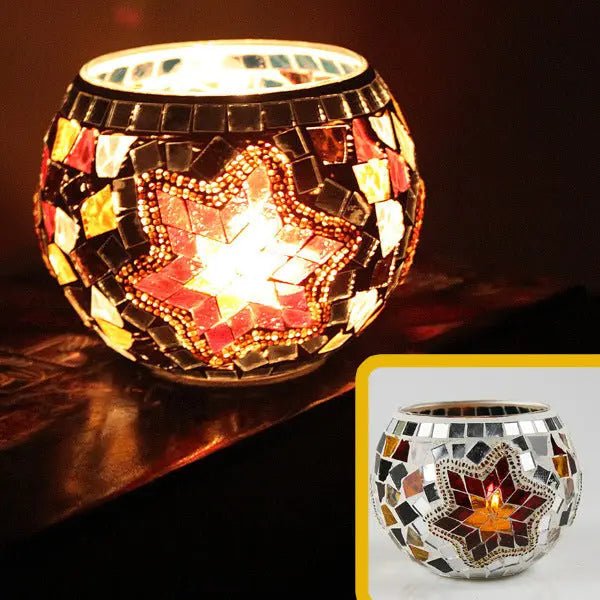 LumaNest Modern Glass Candle Holder For Cozy Ambiance | Temsk