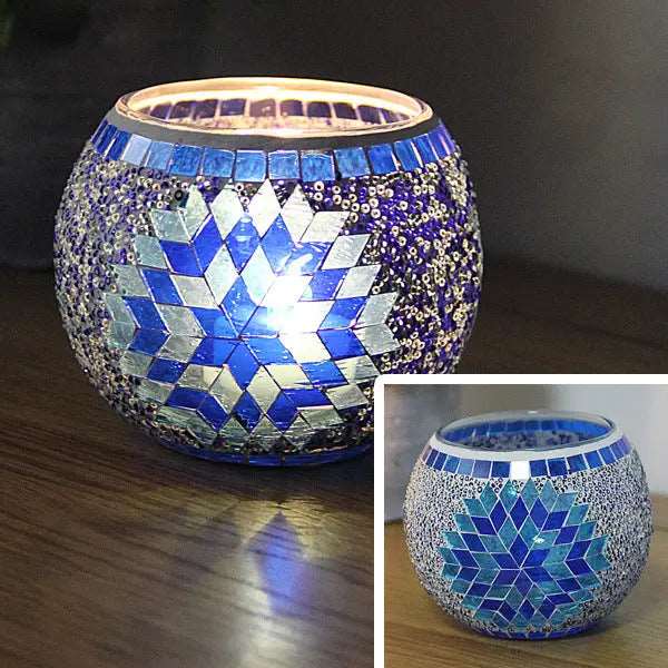 LumaNest Modern Glass Candle Holder For Cozy Ambiance | Temsk