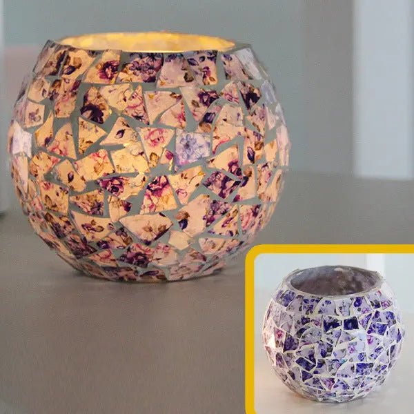 LumaNest Modern Glass Candle Holder For Cozy Ambiance | Temsk