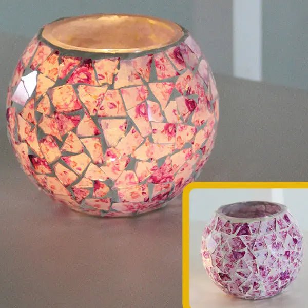 LumaNest Modern Glass Candle Holder For Cozy Ambiance | Temsk