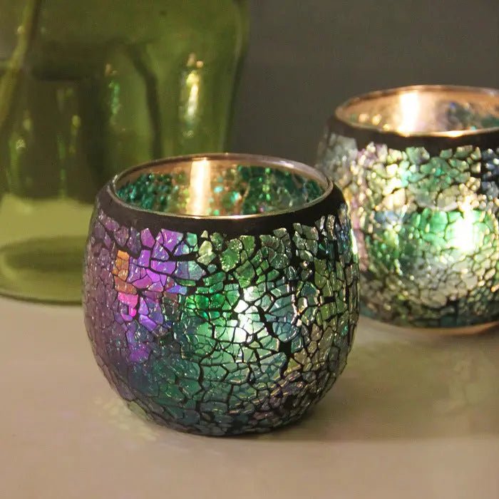 LumaNest Modern Glass Candle Holder For Cozy Ambiance | Temsk