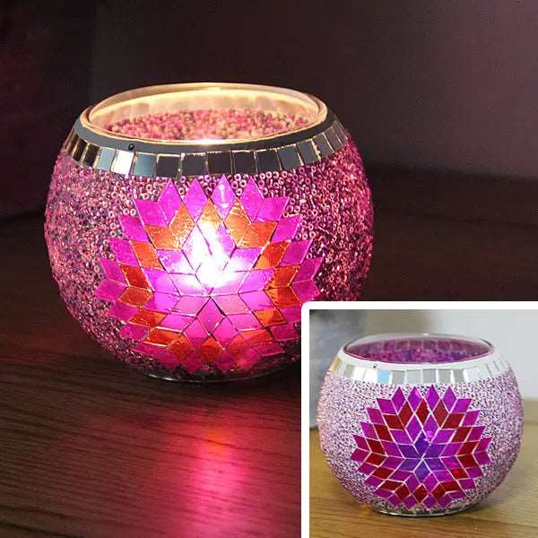 LumaNest Modern Glass Candle Holder For Cozy Ambiance | Temsk
