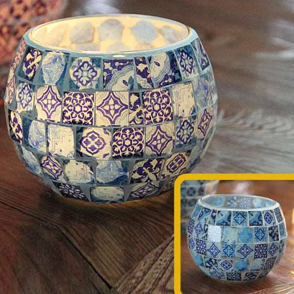 LumaNest Modern Glass Candle Holder For Cozy Ambiance | Temsk