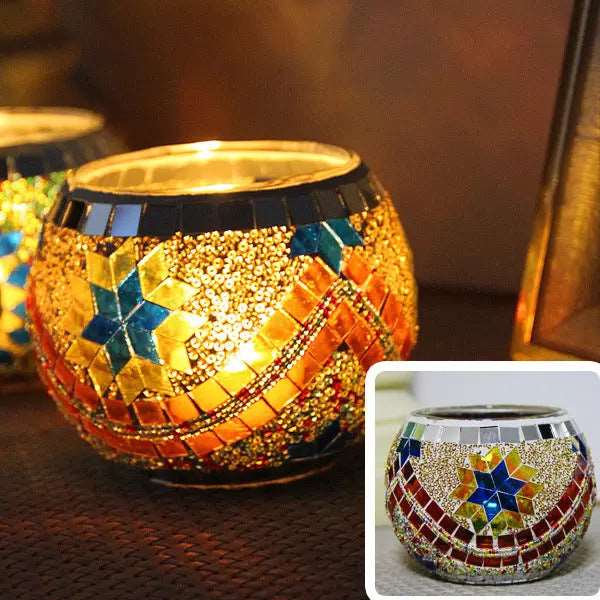 LumaNest Modern Glass Candle Holder For Cozy Ambiance | Temsk