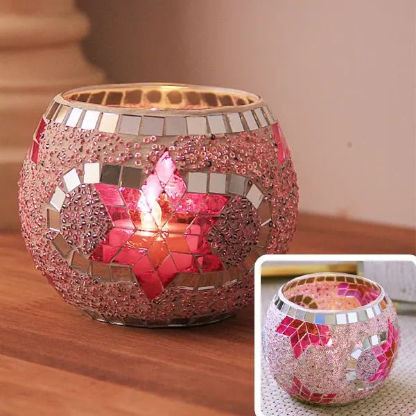 LumaNest Modern Glass Candle Holder For Cozy Ambiance | Temsk
