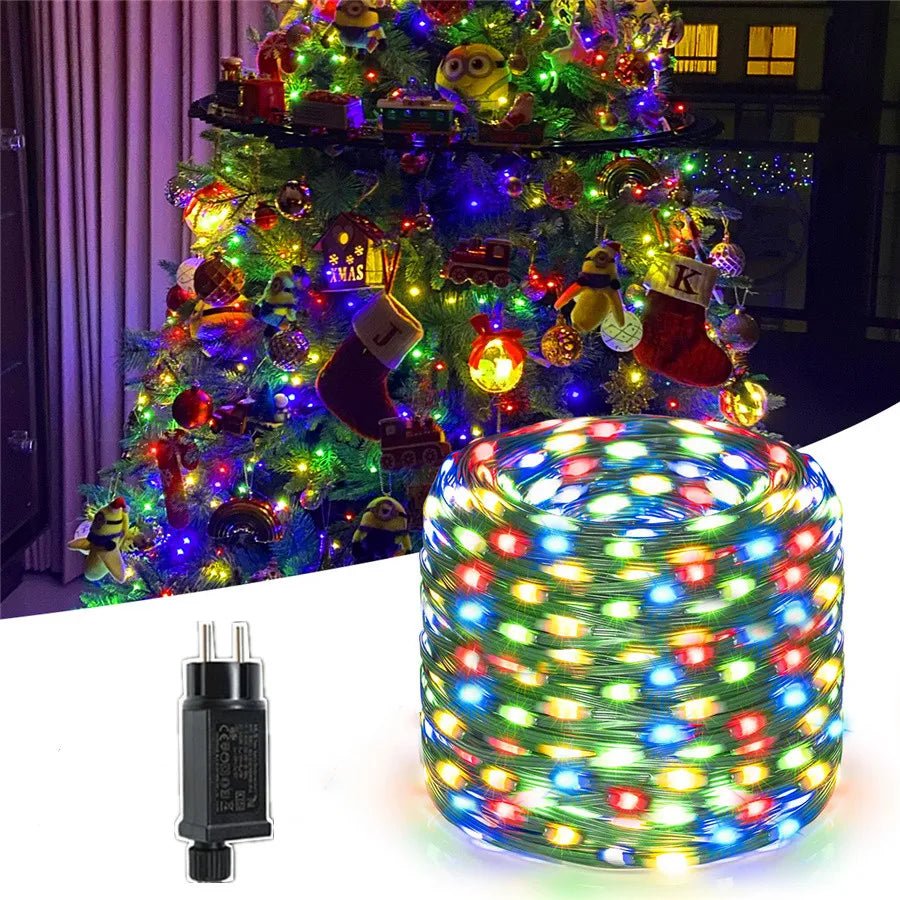 AuroraLeaf Warm LED String Lights For Stylish Outdoor And Garden Decoration | Temsk