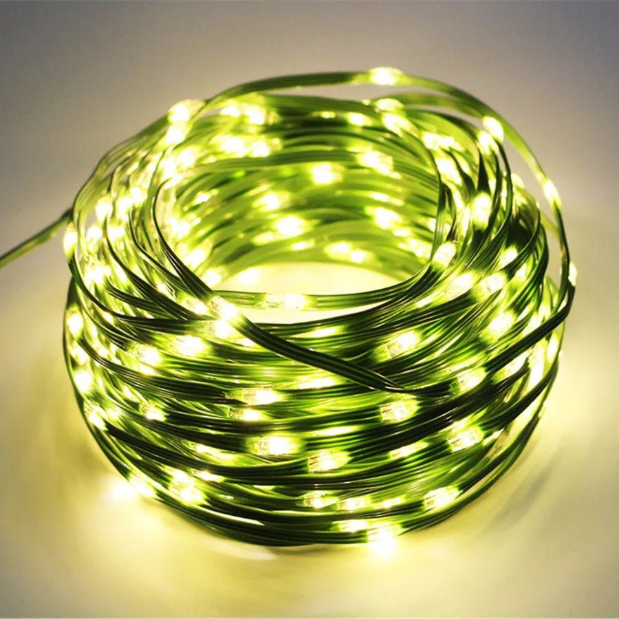 AuroraLeaf Warm LED String Lights For Stylish Outdoor And Garden Decoration | Temsk