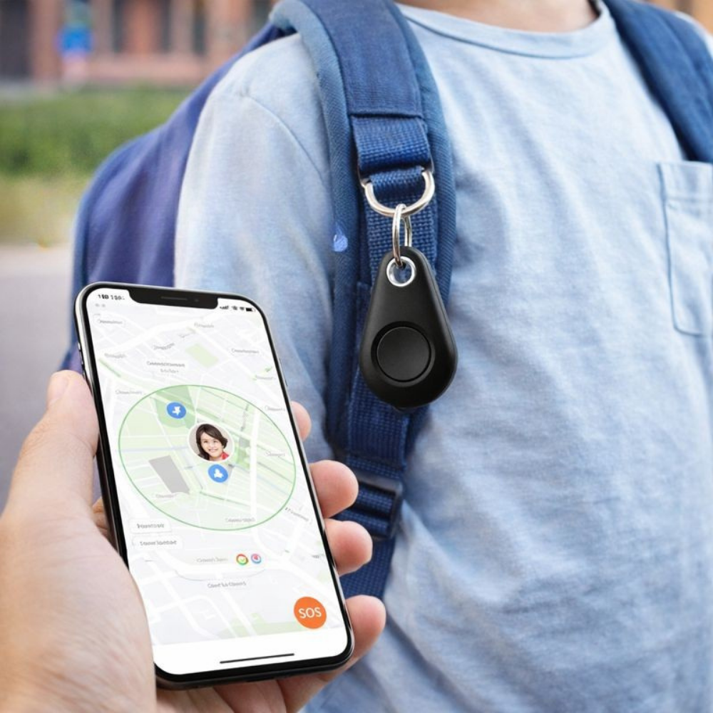 Kids GPS Tracker With Bluetooth Locator And SOS Alerts | Temsk