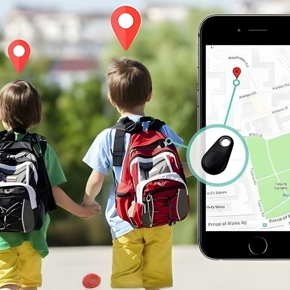 Kids GPS Tracker With Bluetooth Locator And SOS Alerts | Temsk