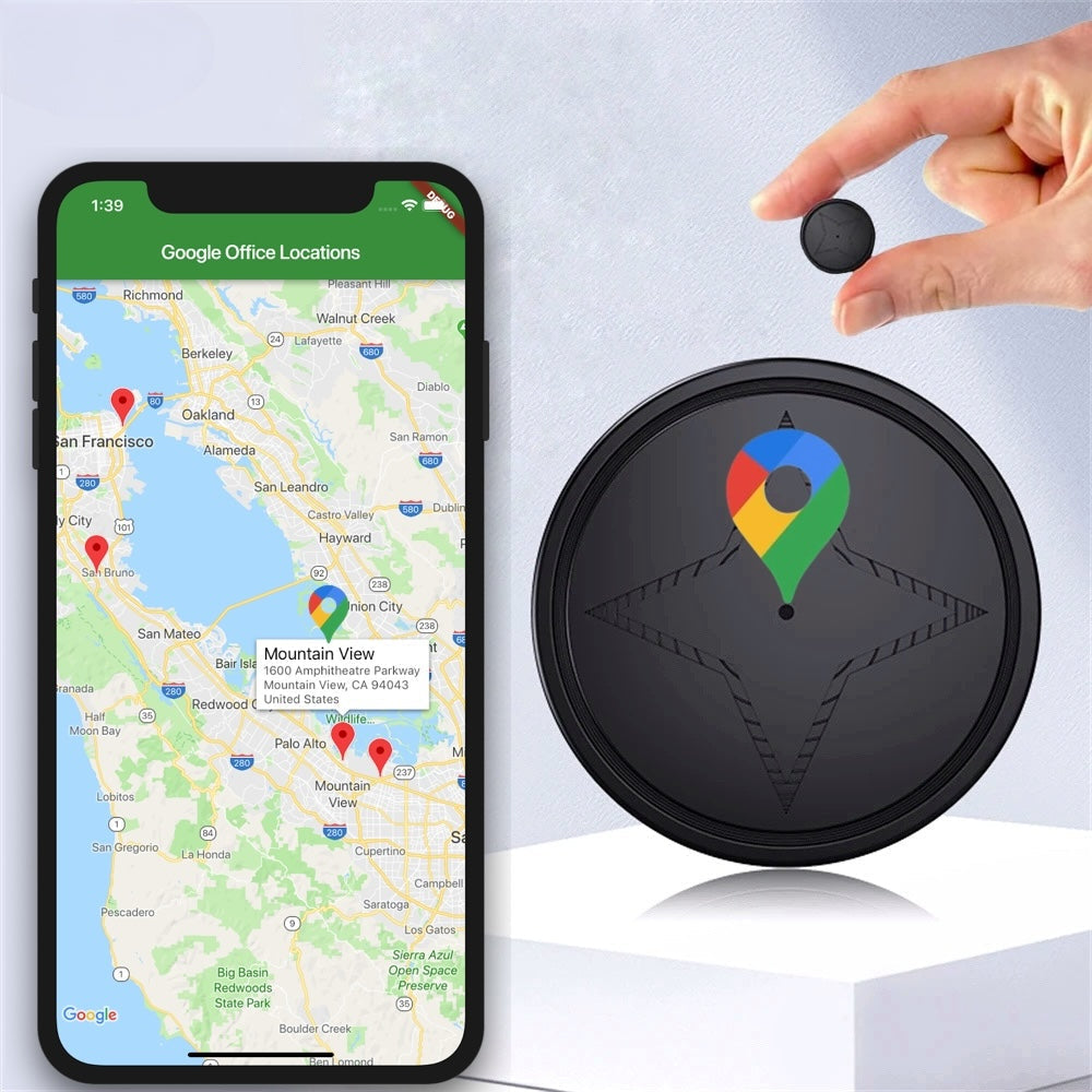 Kompakter GPS-Tracker für Fahrzeugortung mit Magnetbefestigung | Temsk