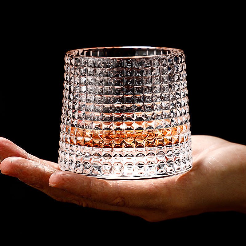Whirluxe Rotatable Whiskey Glasses for a Refined Touch | Temsk