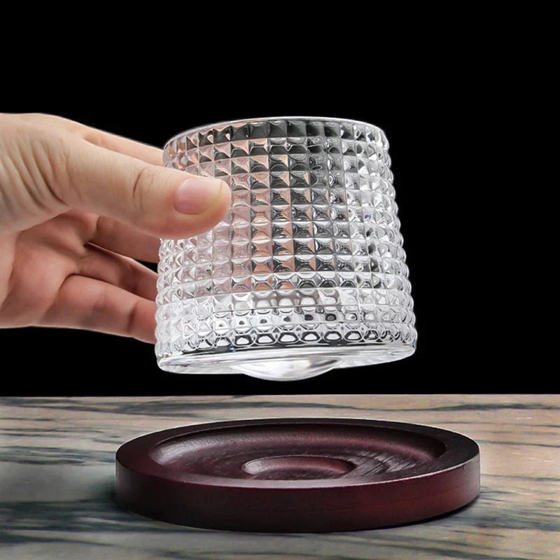 Whirluxe Rotatable Whiskey Glasses for a Refined Touch | Temsk