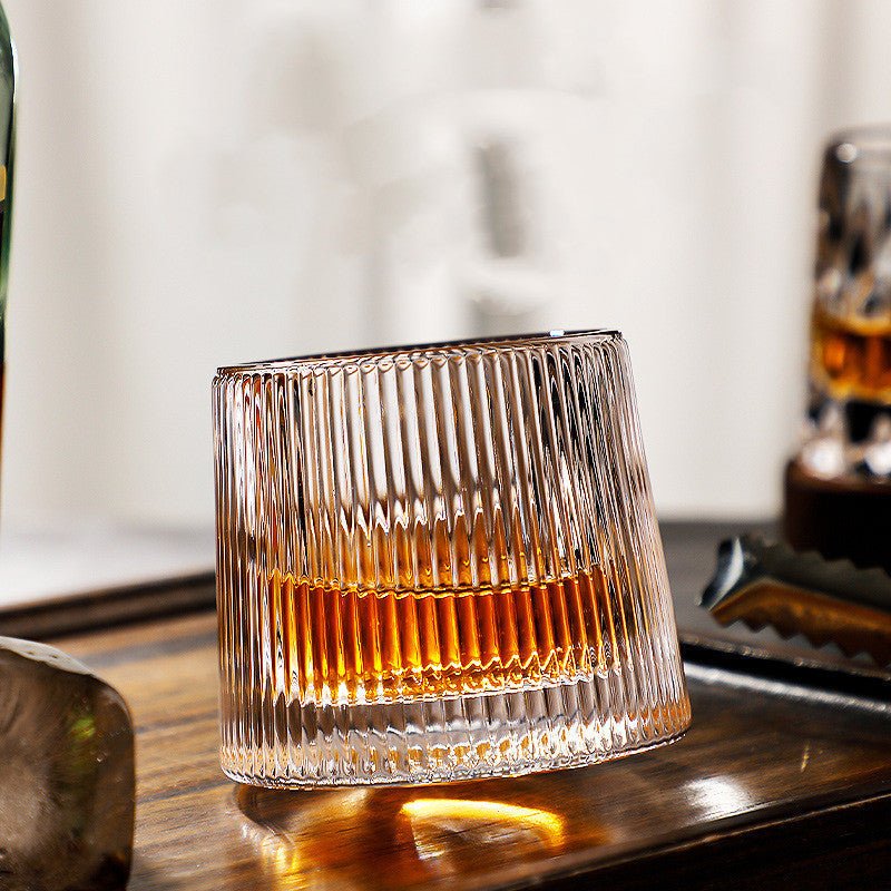 Whirluxe Rotatable Whiskey Glasses for a Refined Touch | Temsk