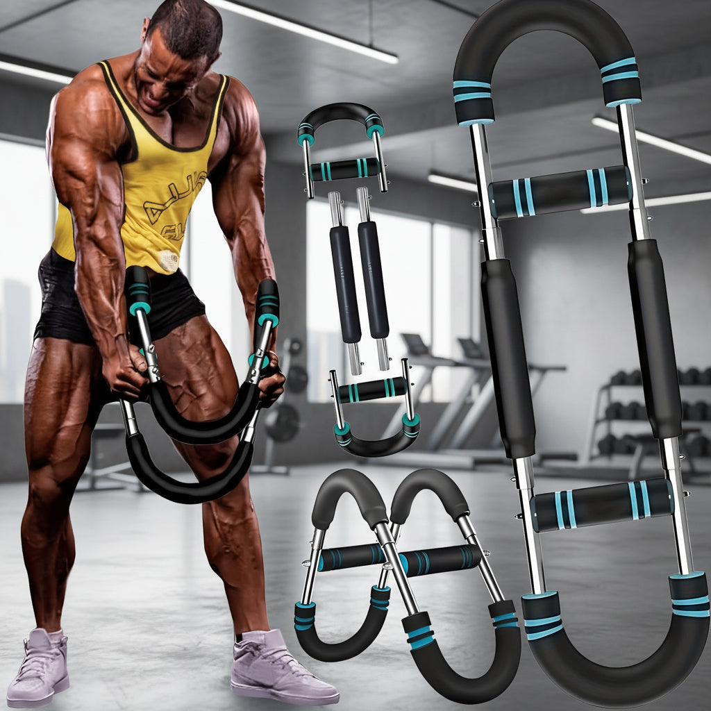 Adjustable Steel Arm Exerciser With Resistance Bands Chest Trainer | Temsk