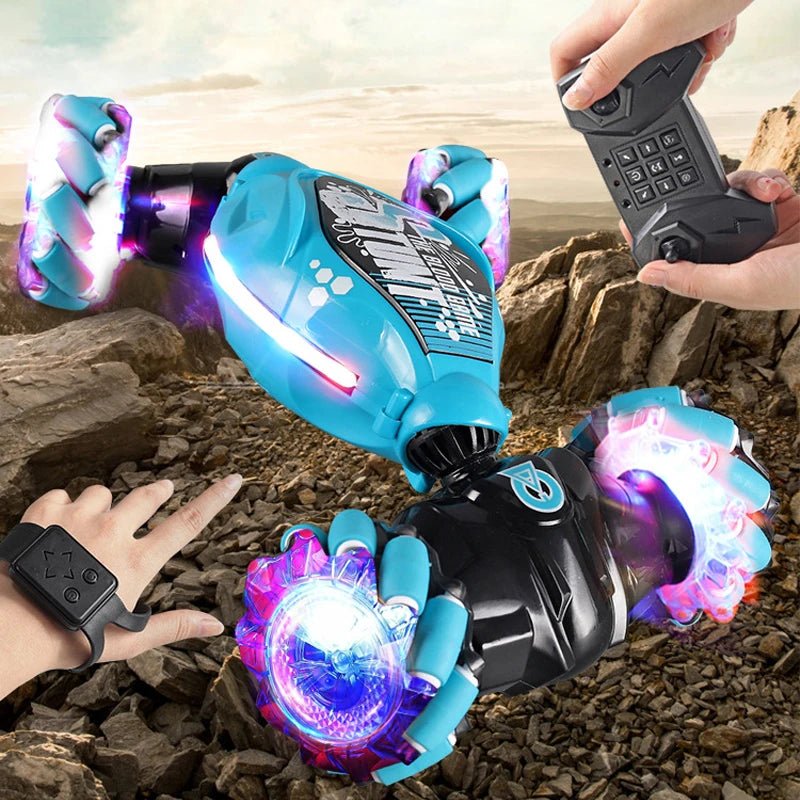VoltRover Arc Zdalnie sterowany samochód z oświetleniem LED, sterowaniem gestami, obrotem 360° | Temsk