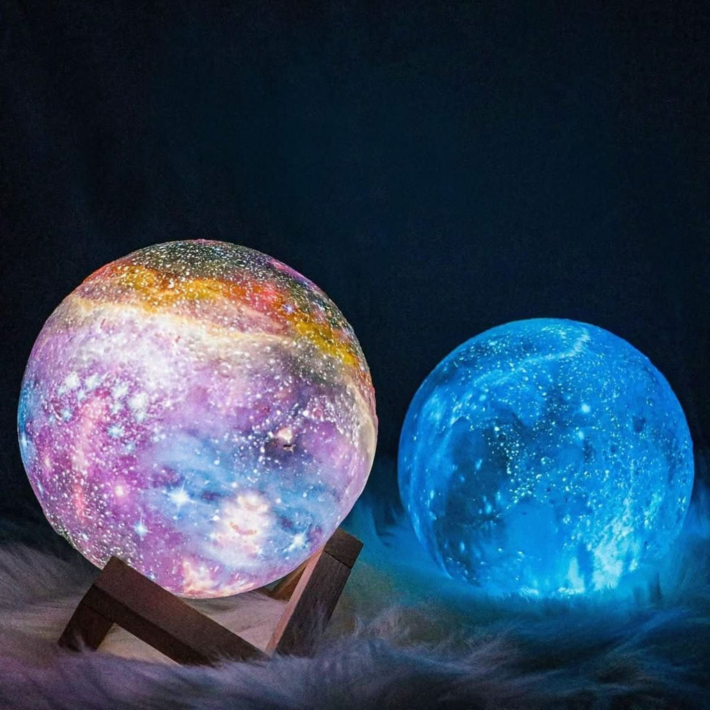 Cosmic Moonlamp 3D Moon Lamp With 16 Colors And Wooden Stand | Temsk
