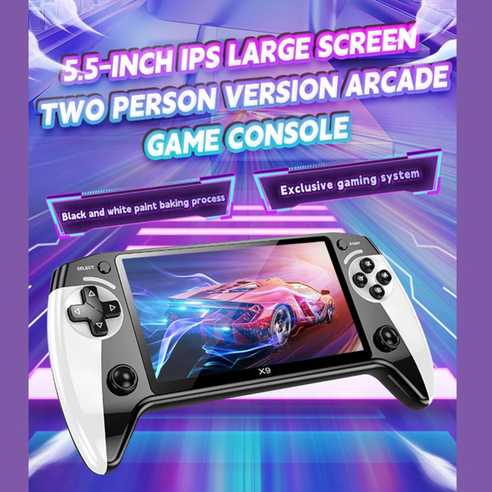 Tragbare HD-Handheld-Konsole für Retro-Arcade-Spiele | Temsk