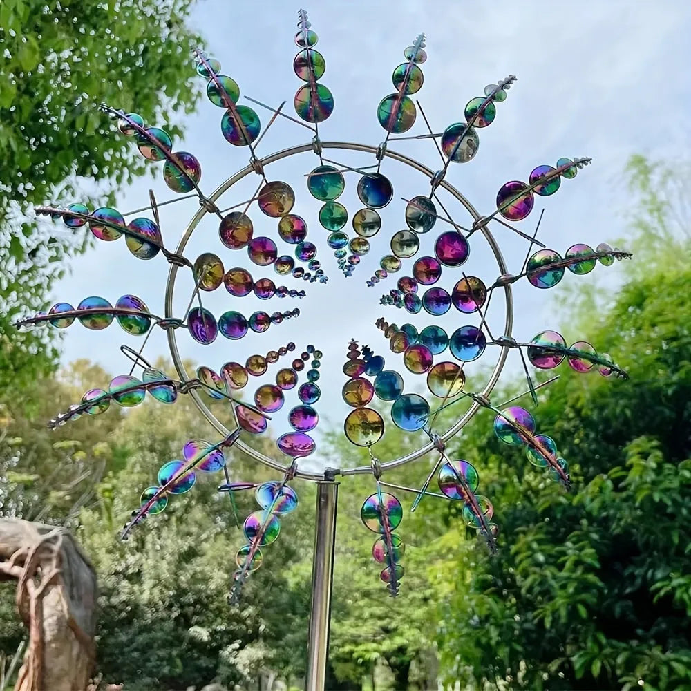 Wind Spinner Made Of Metal Garden Decor For Outdoor Display | Temsk