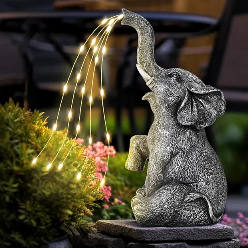 Solar Elephant Garden Ornament Solar Elephant Garden Ornament | Temsk