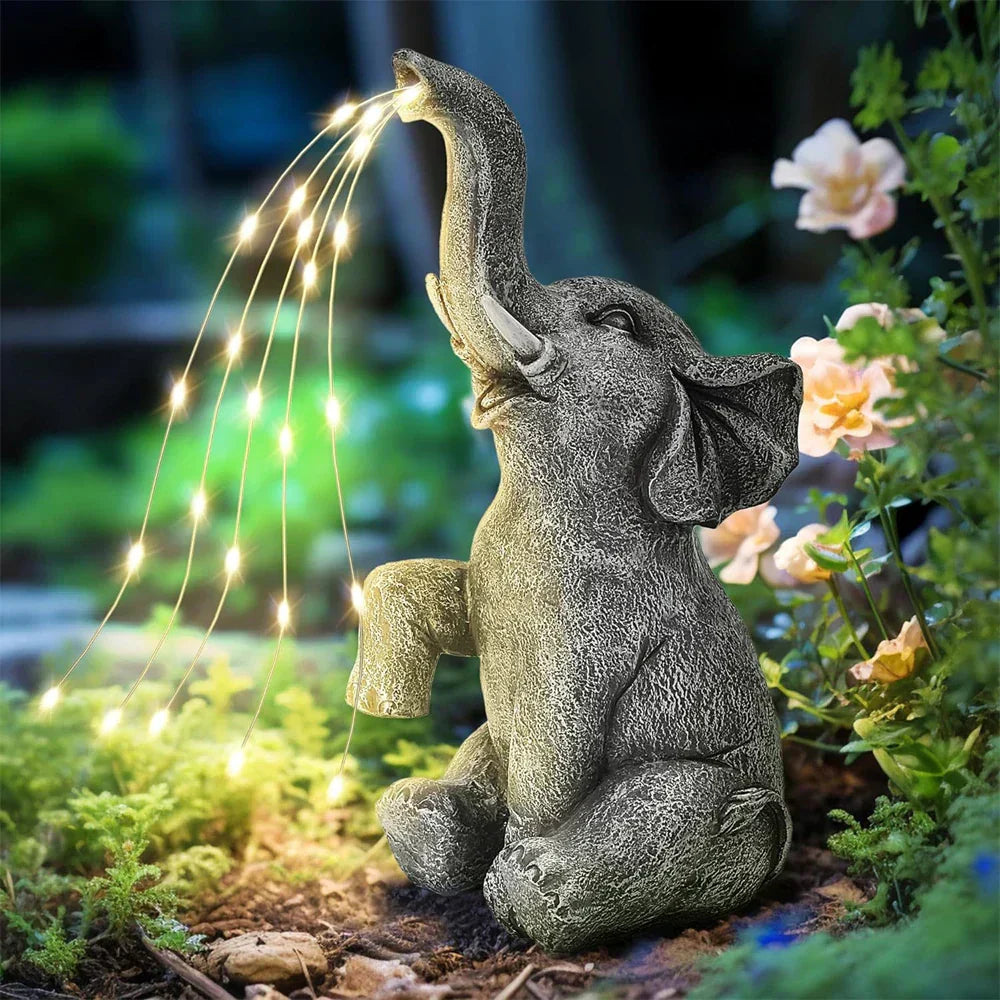 Solar Elephant Garden Ornament Solar Elephant Garden Ornament | Temsk
