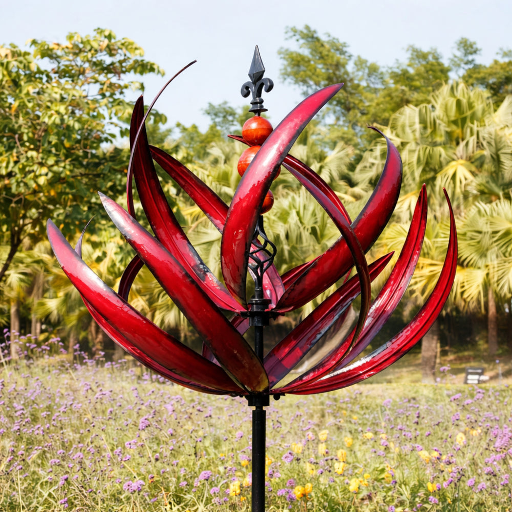 Metall-Windspinner für Garten- und Hofdekoration im Außenbereich | Temsk