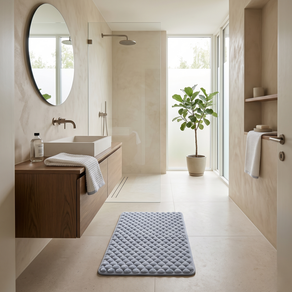 Ultra-Soft Memory Foam Bath Mat for Plush Everyday Comfort | Temsk
