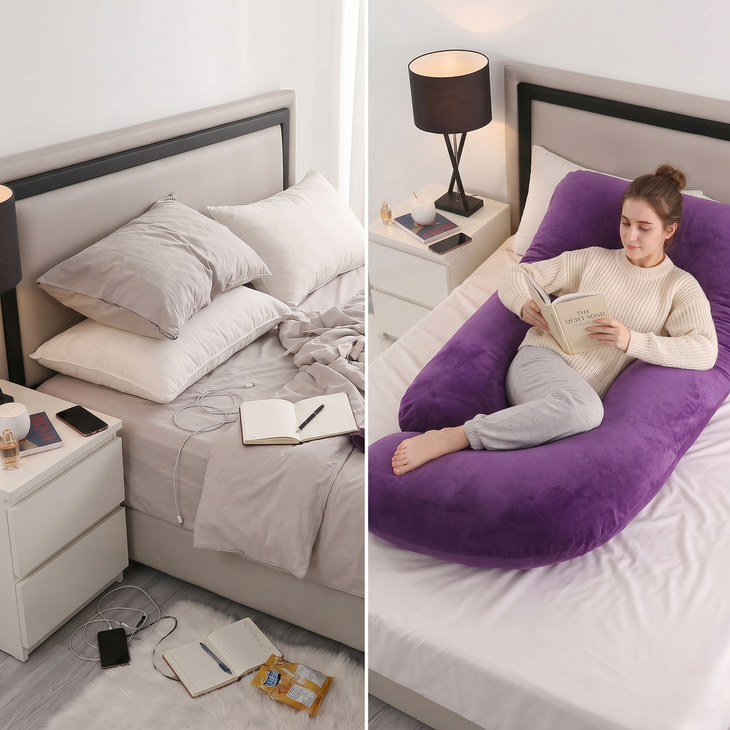 Full Body Support Pillow for Comfortable Deep Sleep | Temsk