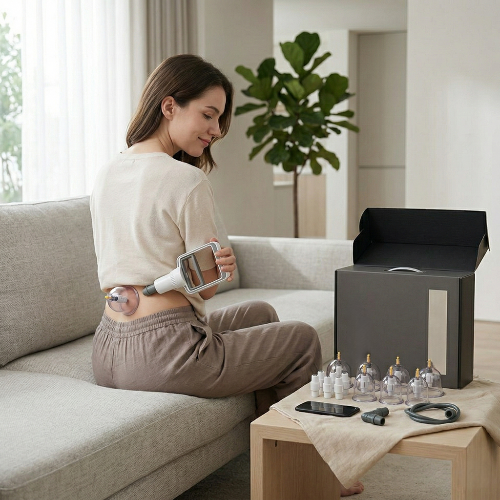 Complete Cupping Massage Set for Home Spa Therapy Sessions | Temsk